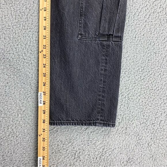 American Eagle Stretch Super High-Rise Baggy Straight Cargo Jean  | Size: 2  Reg - Picture 10 of 15
